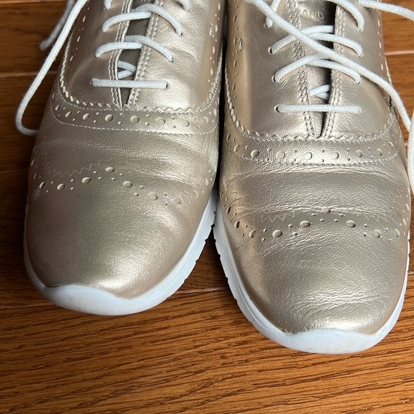 Cole Haan Zerogrand gold Oxford shoes - Picture 7 of 8